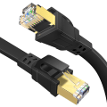 Pikkukuva 1 / 5: Cat 8 Ethernet-kaapeli (2m), Raskaankaltainen Nopea LAN-Verkkokaapeli