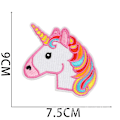 Miniatyrbild 2 av 5: 30-pack Färgglada Regnbågshjärta Tyglapp DIY Patch Cartoon E