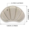 Miniatyrbild 3 av 5: 2 Par Tjocka Hälkuddar för Skor (Beige Färg) - Bakre Inlägg -