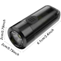 Miniatyrbilde 2 av 5: Multifunksjonell lommelykt, USB-oppladbar lommelykt, lett håndholdt lys, nøkkelringlys, utendørslys, campinglommelykt, turutstyr lommelykt