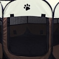 Miniatyrbilde 2 av 4: Foldbar Hundegård med 8 Mesh-paneler, Bærbar Foldbar Løpebur