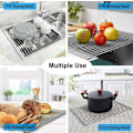 Miniatyrbillede 5 af 5: Rulleop Dish Stativ, BPA Fri Foldbar Vask Stativ Ideel til Frugt