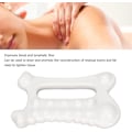Miniatyrbilde 2 av 5: Ansikts Gua Sha Massasje, Gua Sha Brett, Keramikk Reduserer Fett Statisk Bærbar Full Kroppsskrapeplate for Kvinner Voksne