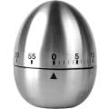 Miniatyrbilde 1 av 4: Egg Kjøkken Timer Rustfritt Stål Mekanisk Rotasjonsalarm 60 Min