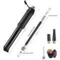 Pikkukuva 3 / 5: Mini-pyöränpumppu [140 PSI] Sopii Presta- ja Schrader-venttiileille