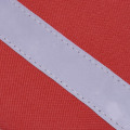 Miniatyrbillede 3 af 5: Sikkerhedstogningsflag med strop, 4 stk. (Rød med reflekterende stribe) til
