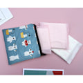 Miniatyrbilde 2 av 5: Sanitetsbind Oppbevaringspose, 3-pakning Sanitetsbind Oppbevaringspose med Glidelås 12,7x12,7 cm Første Mens Pose for Jenter, Kvinner, Damer