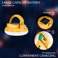 Miniatyrbilde 4 av 5: 4800mAh Solcelled LED Campinglys med Type-C Oppladbart Camping