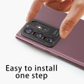 Miniatyrbillede 4 af 5: Sølv Linsdæksel til Samsung S22 Ultra Klar Kamera (Enkelt)