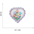 Miniatyrbild 4 av 5: 5 stycken kärleksembroderade strykjärnslappar, broderade självhäftande