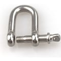Miniatyrbilde 1 av 4: 10 stk. M5 D-ring sjakler 304 rustfritt stål for tung rigging, bæring, stål kjettinglenke sjakler