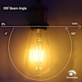 Pikkukuva 4 / 5: 6 kpl E27 LED-filamenttilamput 4W Filamenttilamppu himmennettävä Vintage Edison