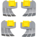 Miniatyrbillede 1 af 5: 4 stk. r0714400 til Zodiac poolrengøringsrobot mx8 mx6 gulvrensning