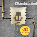 Miniatyrbilde 4 av 5: Isolert Pose Backflow Isolasjonsdeksel - Sand 24\" x 24\" Frost