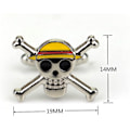 Miniatyrbillede 2 af 5: One Piece Manschetknapper Luffy Skull Manschetknapper Mænds Tilbehør Gave