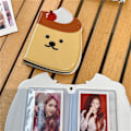 Miniatyrbillede 5 af 5: Lille Fotoalbum 2x3 Tommer Sød Kpop Fotokort Binder med Vedhæng Mini Fotoalbum Fotokortholder, Kompatibel med Fujifilm Instax Polaroid Film,