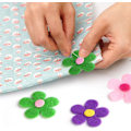Miniatyrbillede 2 af 5: 120 Stykker Filtblomster Stofblomsterpynt Assorterede Farver til DIY Håndværk
