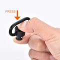Miniatyrbillede 5 af 5: 2 stk. QD Sling Mount Rifle Swivels Mount 1,25\" Loop Heavy Duty Pu