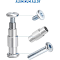 Miniatyrbilde 4 av 5: 20 Inline Skate Aksel Spacer Skrue Erstatningsdeler, Aluminium Al