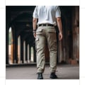 Miniatyrbillede 4 af 5: Mænds Jeans Taske Bælte - Sort, Spænde Vævet Elastisk Bånd, Vævet Bælte