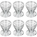 Miniatyrbillede 1 af 5: x Rustfrit Stål Tråd Spiral Æggebægre