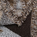 Miniatyrbillede 4 af 5: Bred Plaid Sjal til Kvinder - Brun, Langt Sjal Kvinders Mode Sjal