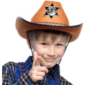 Miniatyrbillede 2 af 4: Ocean Børne Sheriff Hat, Brun En Størrelse
