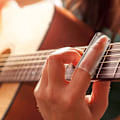 Miniatyrbild 2 av 5: 2 st Guitar Slide Fingerledsskydd Anti-Smärta Glid Guitarrinstrument Tillbehör för Bas, Elgitarr, Akustisk Gitarr