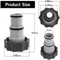 Miniatyrbilde 2 av 5: 2 stk. Bassengslange Adapter - 1,25\" til 1,5\", Basseng A Adapter, Intex A A