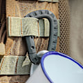 Miniatyrbillede 5 af 5: 2 stk (sorte) plastik karabinere, taktiske karabinere, sorte karabinere
