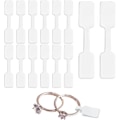 Miniatyrbilde 1 av 5: 600 stk Blanke Smykke Prislapper 6 x 1,2 cm Selvklebende Prislapper