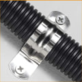 Miniatyrbilde 4 av 5: 50 STK 8mm U-rør 304 Rustfritt Stål Klemme Stiv Rørklemme U-form