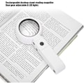Miniatyrbillede 2 af 5: 5x 11x Forstørrelsesglas, USB 8 LED-lys Håndholdt Stand Desktop Belyst Forstørrelsesglas til Læsning Reparation (uden Batteri)