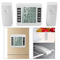 Miniatyrbillede 2 af 5: Køleskabs- og Frysertermometer Digital Alarm Lydalarm Med Trådløs