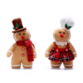 Pikkukuva 1 / 5: 2 Pakkaa Joulupukki Tonttu Plushie Piparkakku Tonttuja - Herra ja Rouva Chri