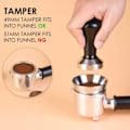 Miniatyrbillede 5 af 5: 51 kop rustfrit stål vandpulverring/pulverring bærbar kaffemaskine