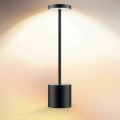 Miniatyrbillede 1 af 5: (Sort) Ledningsfri Bordlampe, USB Genopladelig Metal LED Mach 6000