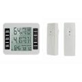 Miniatyrbillede 1 af 5: Køleskabs- og Frysertermometer Digital Alarm Lydalarm Med Trådløs