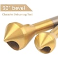 Miniatyrbilde 3 av 5: 4 stk. Avgratings- og fasingskutter for kutting av metall, tre og plast