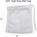 Miniatyrbillede 4 af 5: 6-pak Små Filterposer til Aktivt Kul, 7,6 x 10,2 cm Højflow Akvarienet Mediefilterpose Akvariefilterposer