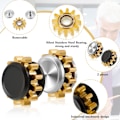 Miniatyrbild 3 av 5: 2 Stycken Koppar Kugghjul Metall Spinner Leksak Liten Fidget Leksak Solid Metall Mässing Kugghjul Mini Stållager för Vuxna Koppar Kugghjulsdesign Dödar Tråkig Tid T