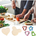 Miniatyrbilde 4 av 5: 4 stk Smørbrødformet Kakeutsteker, Rustfritt Stål Smørbrødutsteker B