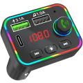 Pikkukuva 1 / 5: Bluetooth-auton FM-lähetin, 38W PD ja QC3.0 pikalataus auton latauslaite