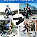 Miniatyrbillede 4 af 5: 4 stk. Cykelstyrgreb, Børne skridsikre cykelstyrgreb i gummi, Specialiserede udskiftningscykelgreb, til Beach Cruiser Razor Scooter Foldbar Mou