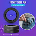 Pikkukuva 5 / 5: Magneettirenkaat - Fidget-lelut aikuisille - Magneettiset fidget-renkaat - Loputtomasti hauskaa - Pyöritä, yhdistä ja leiki - Koukuttava fidget-lelu pojille ja tytöille - Gr