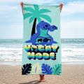 Miniatyrbillede 3 af 5: Måler 70 x 150 cm, Disney Lilo & Stitch Børne Bade Pool Strand Håndklæde - Super Blødt & Absorberende Håndklæde