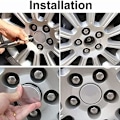 Miniatyrbillede 3 af 4: 4 stk. Bilhjulskapsler til S40 64mm, Auto Hjulkapsler