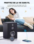 Miniatyrbillede 2 af 5: Bil Bluetooth Modtager, Bluetooth 5.3 Jack Adapter til Trådløs Stereo