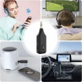 Miniatyrbillede 5 af 5: Bluetooth Bil Aux Adapter 3.5mm Jack, Bluetooth V5.1 RX TX Modtager