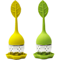 Miniatyrbillede 1 af 5: 2 te-infusere, løs te-infuser, silikonepose med